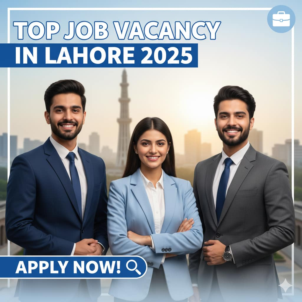 Job Vacancy in Lahore 2025 – Apply Online for Latest Jobs